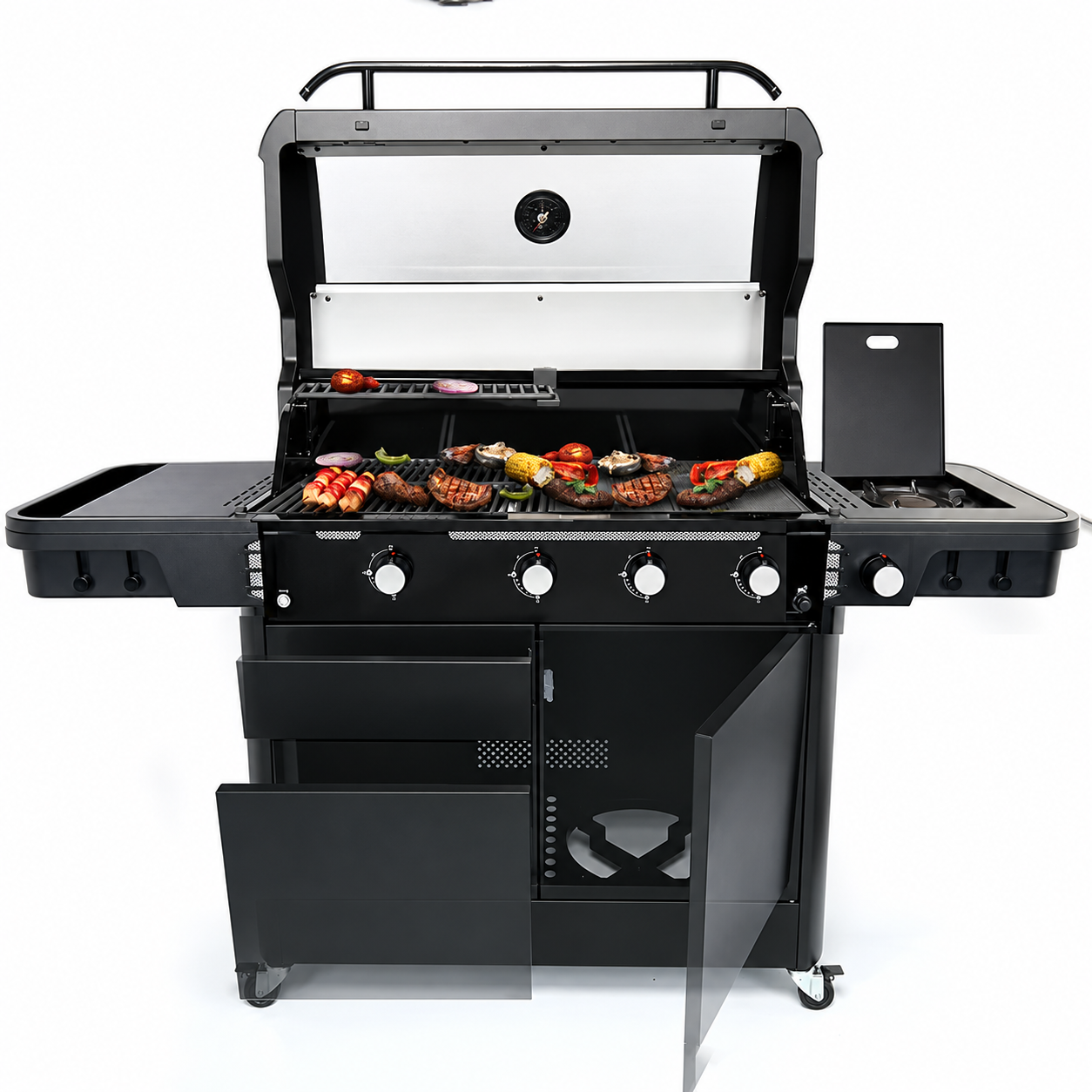 Halmo 5 Burner Premium Gas Barbecue Including Side Burner