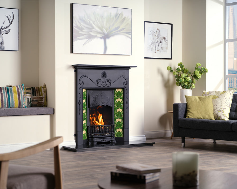 Carron Valentine Cast Iron Combination Fireplace