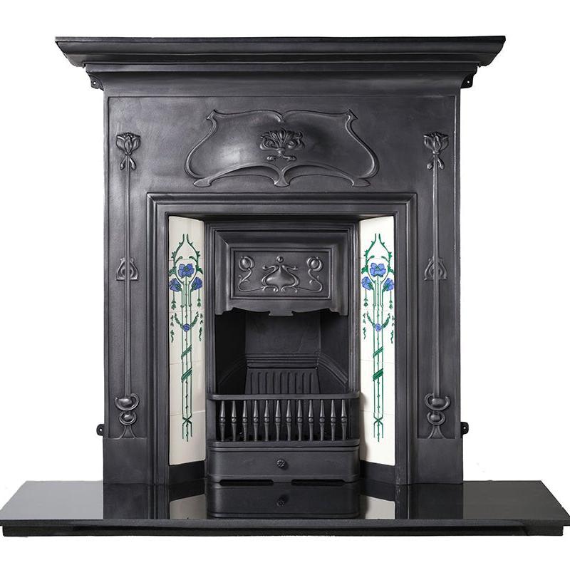 Carron Verona Cast Iron Combination Fireplace | Indoor Fireplaces | Ice ...