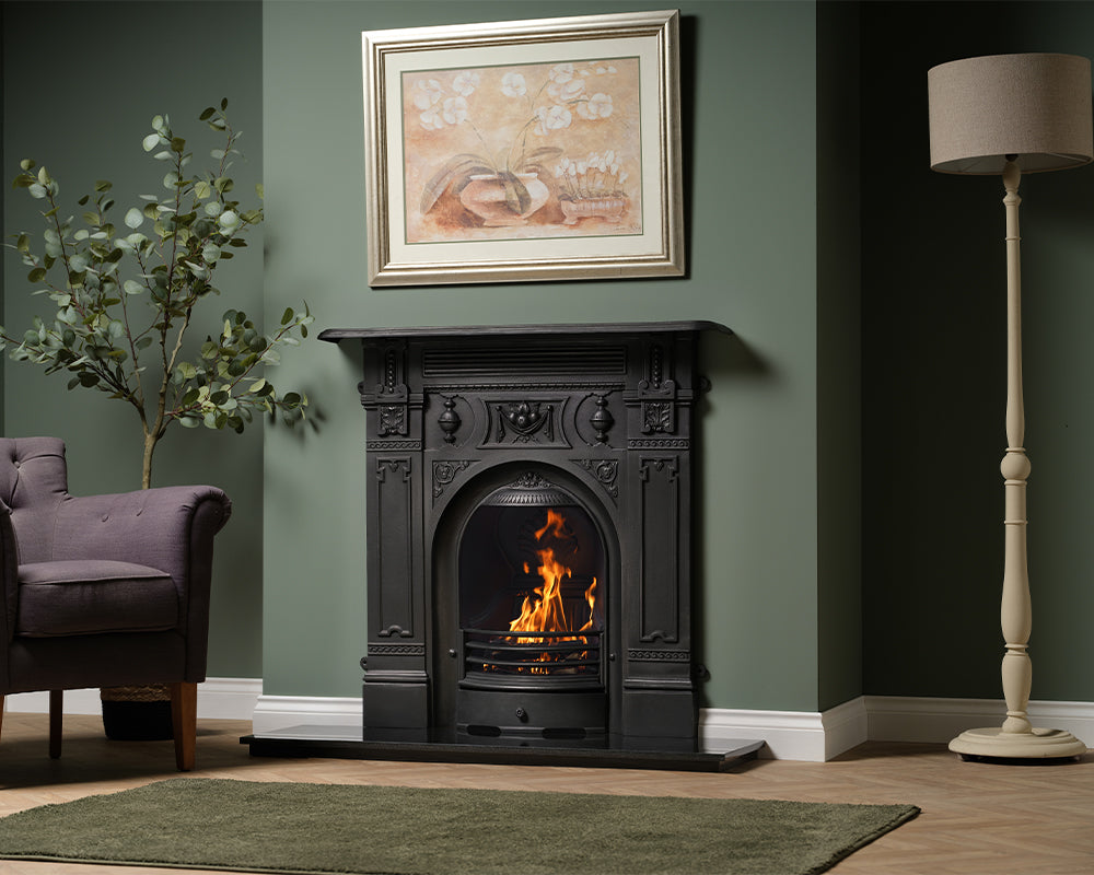 Carron Victorian Cast Iron Combination Fireplace