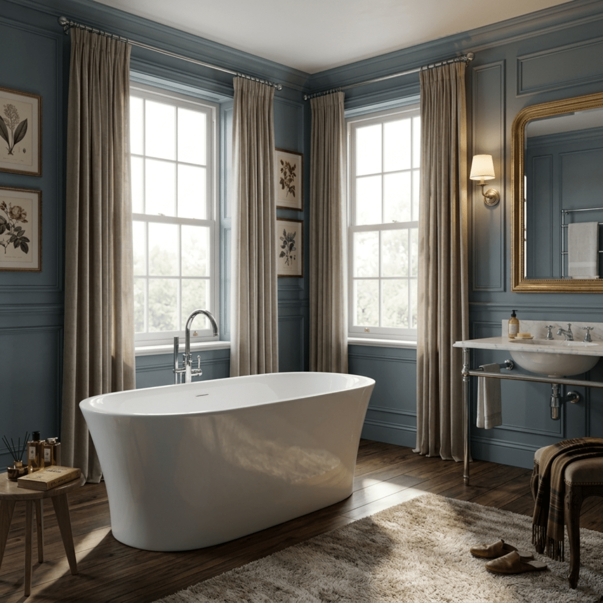 Vincent Alexander Aydon Freestanding Bathtub in Gloss White