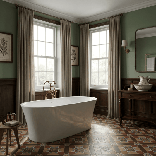 Vincent Alexander Aydon Freestanding Bathtub in Gloss White
