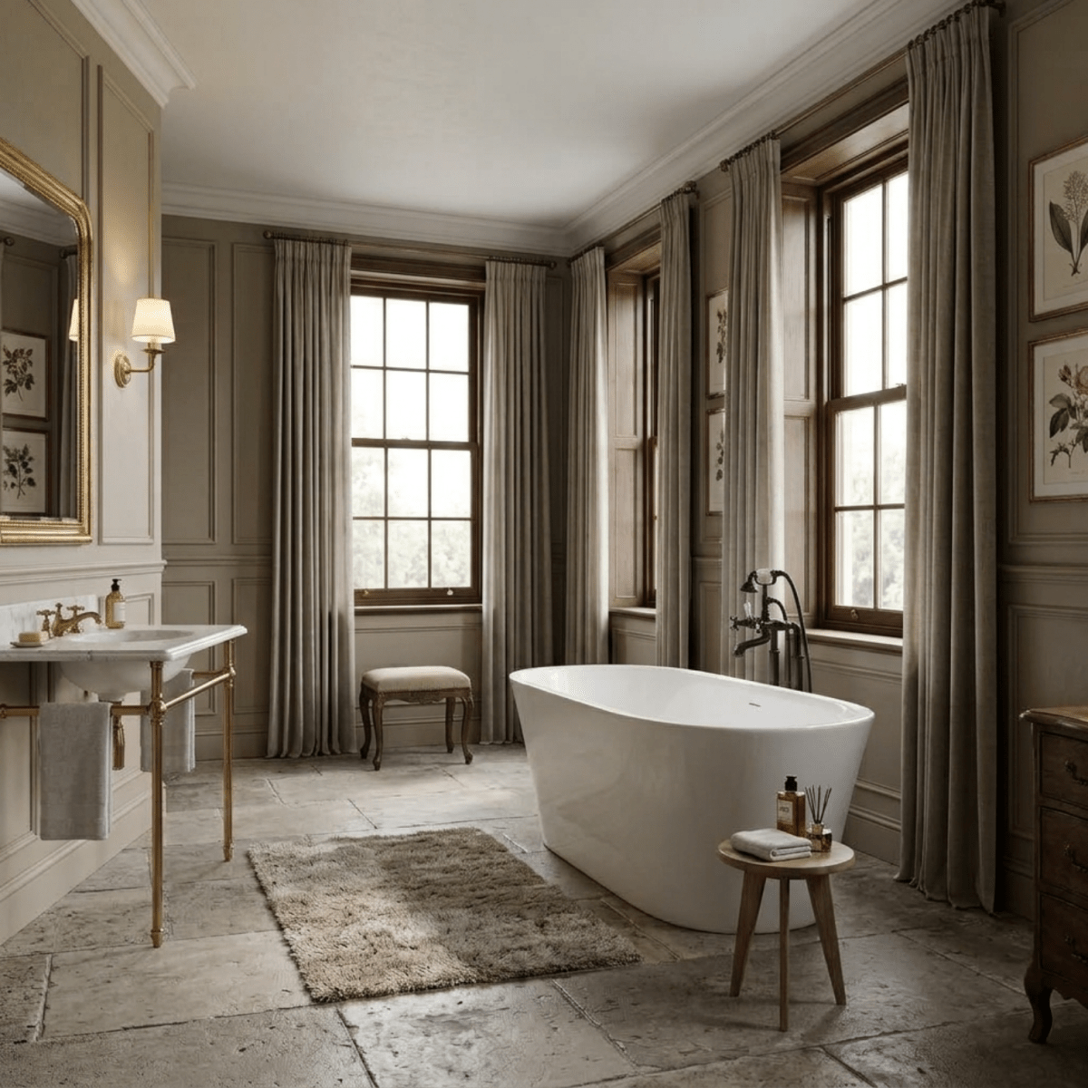 Vincent Alexander Aydon Freestanding Bathtub in Gloss White