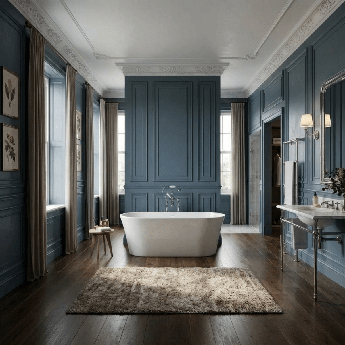 Vincent Alexander Aydon Freestanding Bathtub in Gloss White