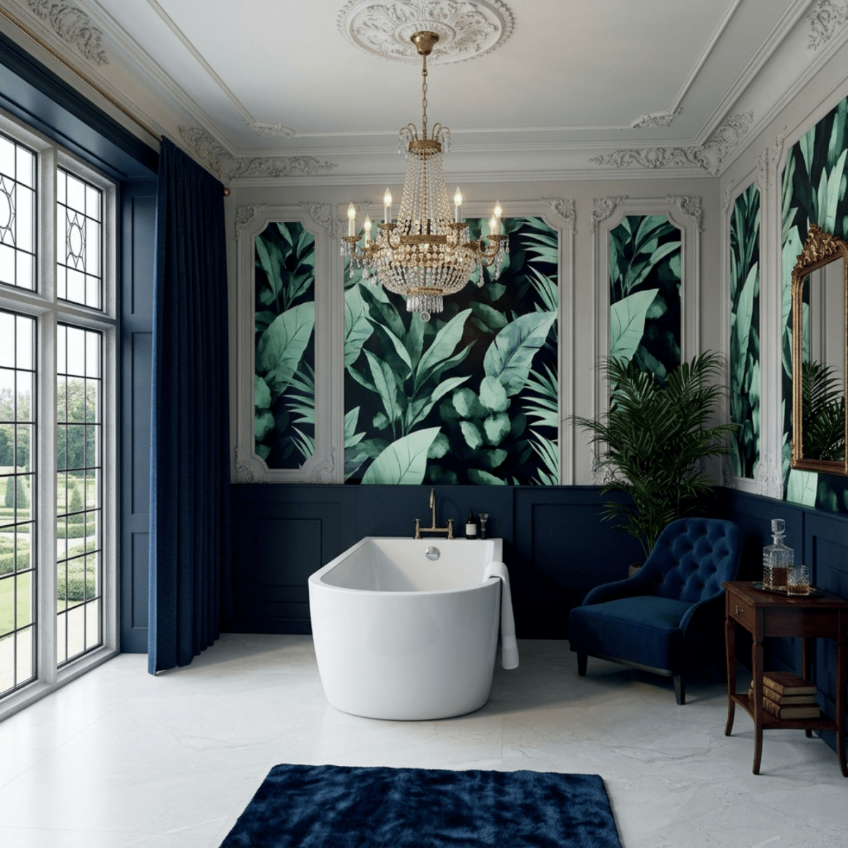 Vincent Alexander Belgravia Single Ended Oval Back To Wall Freestanding Bathtub in Gloss White