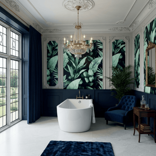Vincent Alexander Belgravia Single Ended Oval Back To Wall Freestanding Bathtub in Gloss White