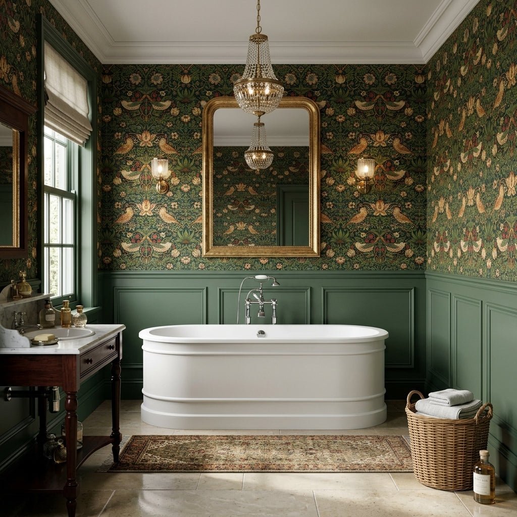 Vincent Alexander Forge Double Ended Oval Back to Wall Bathtub in Gloss White