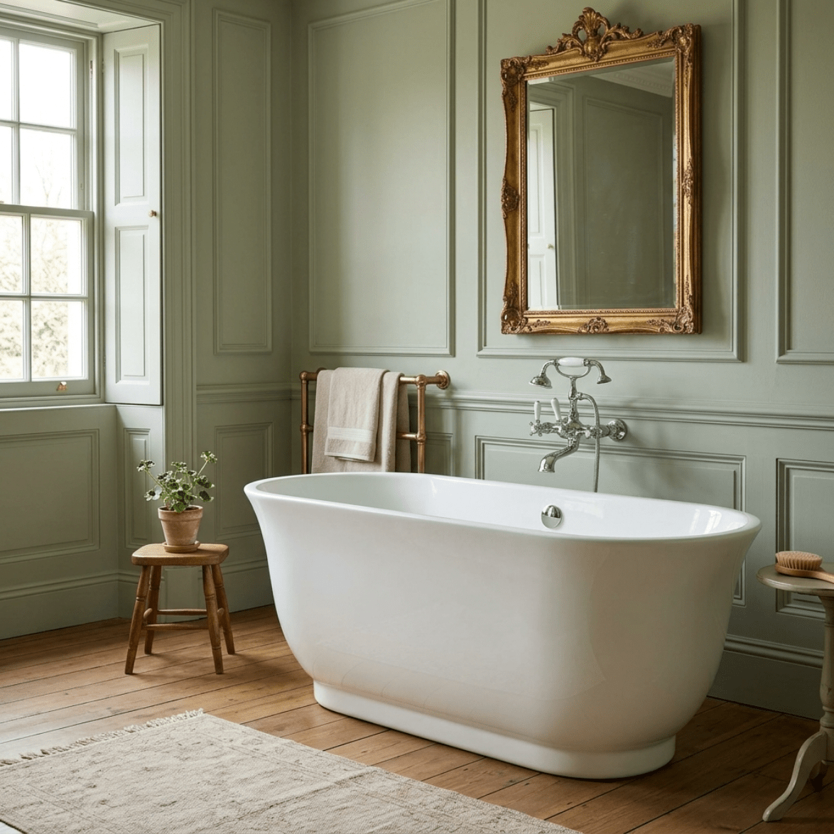 Vincent Alexander Fresia Double Ended Oval Freestanding Bathtub in Gloss White