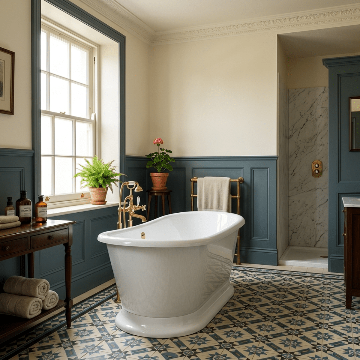 Vincent Alexander Harbour Double Ended Oval Freestanding Bathtub in Gloss White