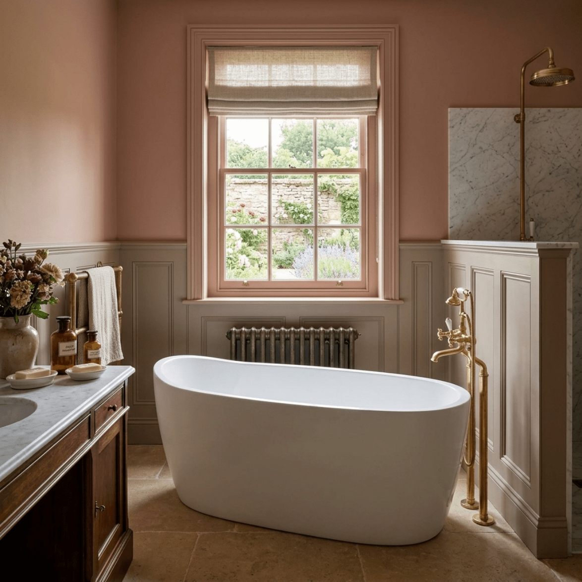 Vincent Alexander Littleton Double Ended Oval Freestanding Bathtub in Gloss White