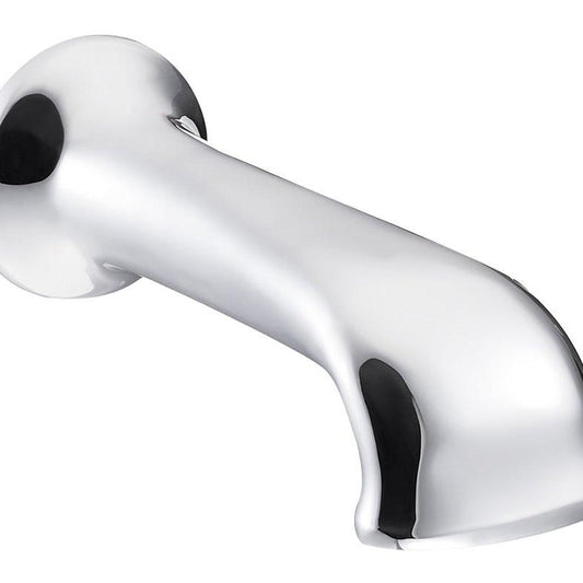 Hurlingham Wall Mounted Bath Spout Taps - Ice Cold Spice | Chrome H65 x W65 x D177