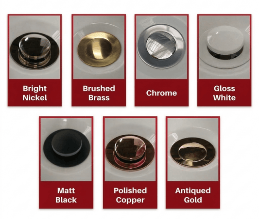 Charlotte Edwards Alternative Waste and Overflow Finishes - bath accessory - Ice Cold Spice | Chrome