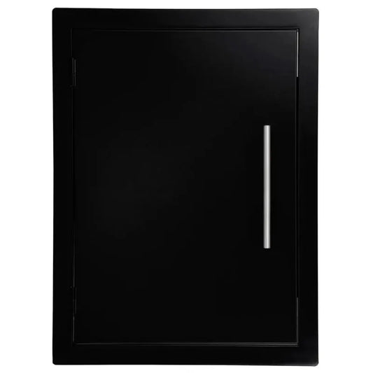 Sunstone Outdoor Kitchens Vertical Dry Storage with Shelf - outdoor grill - Ice Cold Spice | Black